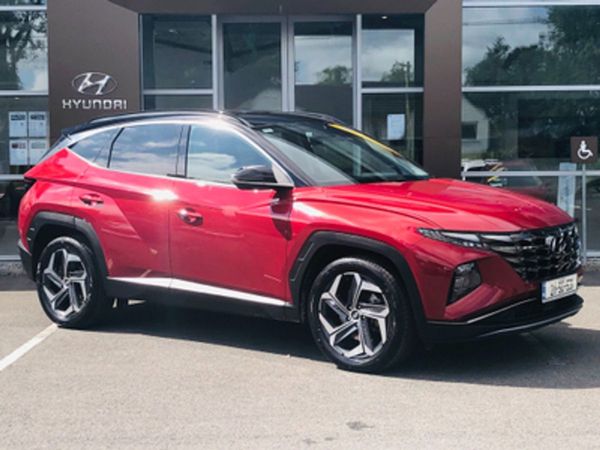 Hyundai Tucson SUV, Petrol Hybrid, 2021, Sunset Red W/black Roof