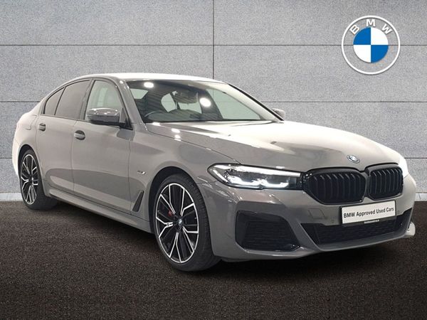 BMW 5-Series Saloon, Petrol Plug-in Hybrid, 2022, Grey
