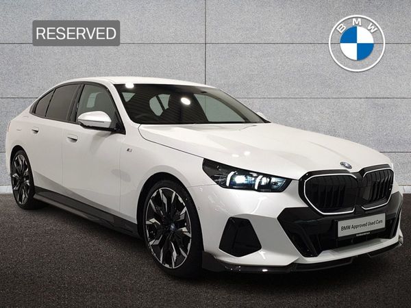 BMW 5-Series Saloon, Petrol Plug-in Hybrid, 2025, White