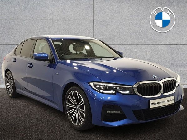BMW 3-Series Saloon, Diesel Hybrid, 2022, Blue
