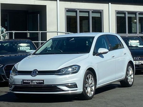 Volkswagen Golf Hatchback, Petrol, 2018, White