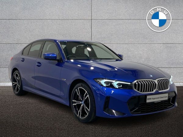 BMW 3-Series Saloon, Petrol Plug-in Hybrid, 2024, Blue