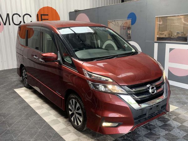 Nissan Serena MPV, Petrol Hybrid, 2018, Red