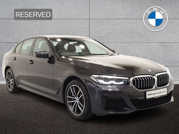 BMW 5-Series Saloon, Petrol Plug-in Hybrid, 2022, Grey