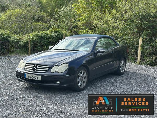 Mercedes-Benz CLK Convertible, Petrol, 2004, Blue