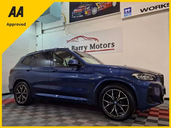 BMW X3 SUV, Petrol Plug-in Hybrid, 2021, Blue