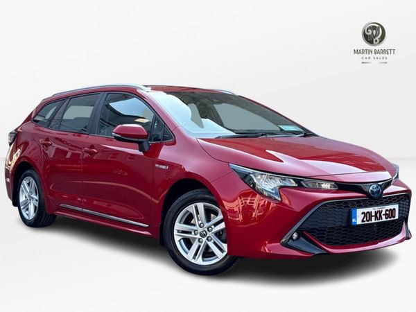 Toyota Corolla Estate, Petrol Hybrid, 2020, Red
