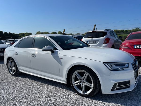 Audi A4 Saloon, Petrol, 2018, White