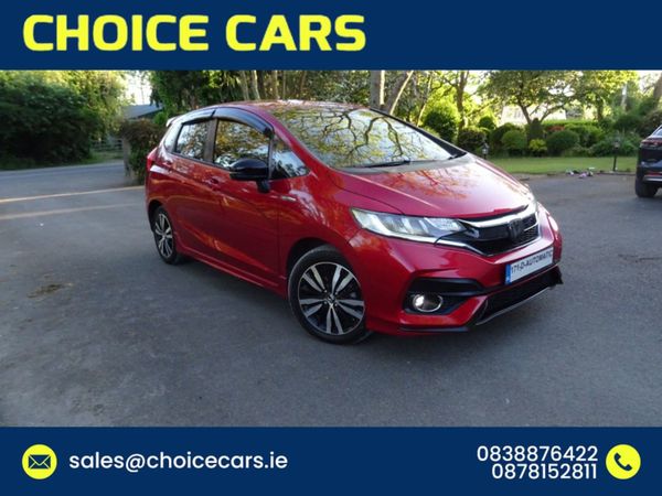 Honda Fit Hatchback, Hybrid, 2017, Red