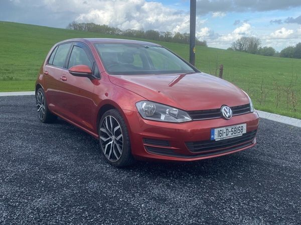 Volkswagen Golf Hatchback, Diesel, 2016, Red