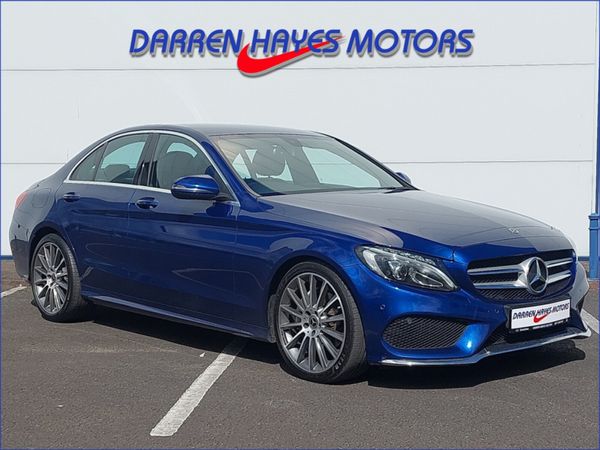 Mercedes-Benz C-Class Saloon, Diesel, 2018, Blue