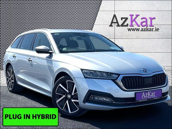 Skoda Octavia Estate, Petrol Plug-in Hybrid, 2022, Silver