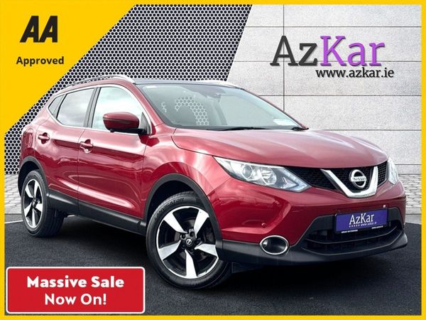 Nissan Qashqai SUV, Diesel, 2017, Red