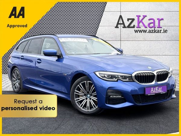 BMW 3-Series Estate, Petrol Plug-in Hybrid, 2021, Blue