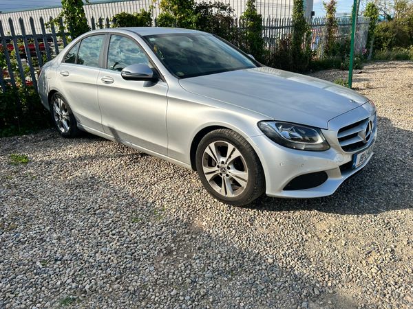 Mercedes-Benz C-Class Saloon, Diesel, 2018, Silver