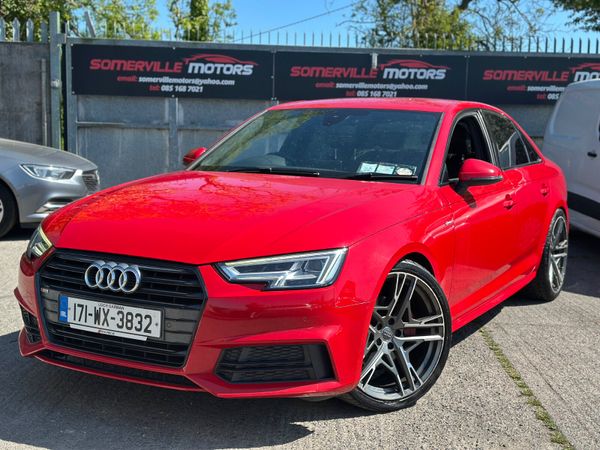 Audi A4 Saloon, Diesel, 2017, Red