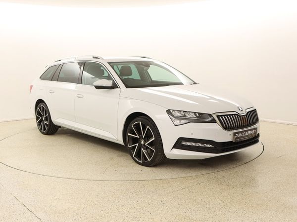 Skoda Superb Estate, Diesel, 2021, White
