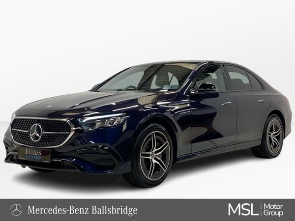 Mercedes-Benz E-Class Saloon, Petrol Plug-in Hybrid, 2025, Blue