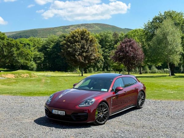 Porsche Panamera Estate, Petrol Plug-in Hybrid, 2023, Red