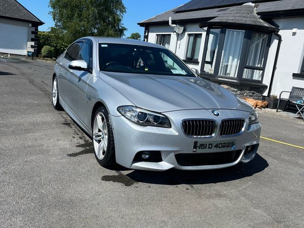 BMW 5-Series Saloon, Diesel, 2015, Silver