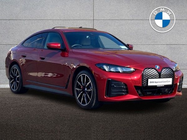 BMW i4 Saloon, Electric, 2025, Red