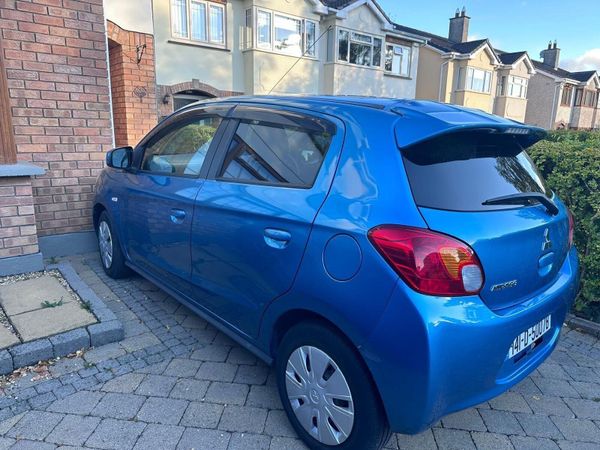 Mitsubishi Mirage Hatchback, Petrol, 2014, Blue