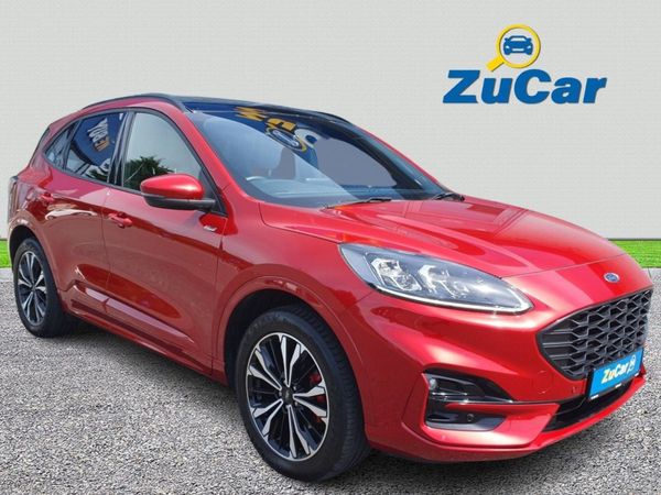 Ford Kuga SUV, Petrol Hybrid, 2022, Red