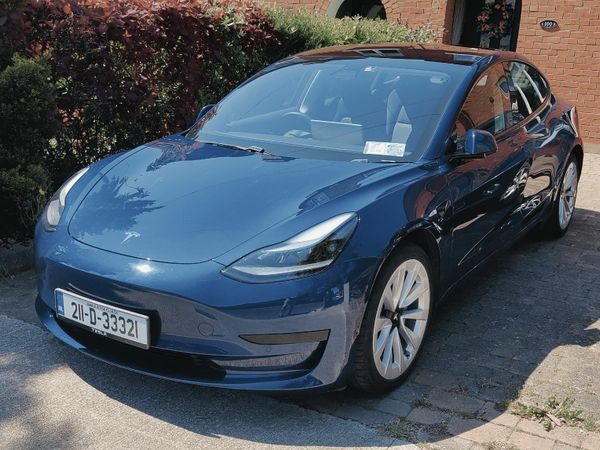Tesla Model 3 Saloon, Electric, 2021, Blue