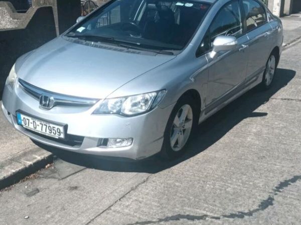 Honda Civic Saloon, Petrol, 2007, Silver