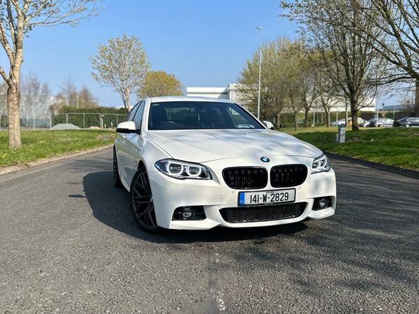 BMW 5-Series Saloon, Diesel, 2014, White