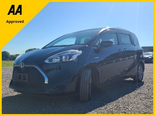 Toyota Sienta MPV, Petrol Hybrid, 2019, Black