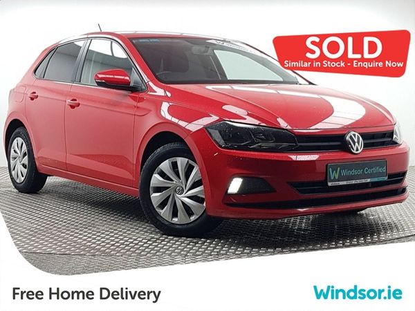Volkswagen Polo Hatchback, Petrol, 2019, Red