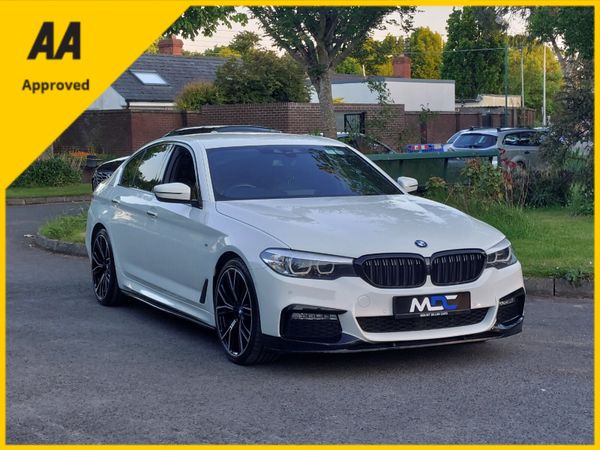 BMW 5-Series Saloon, Diesel, 2017, White