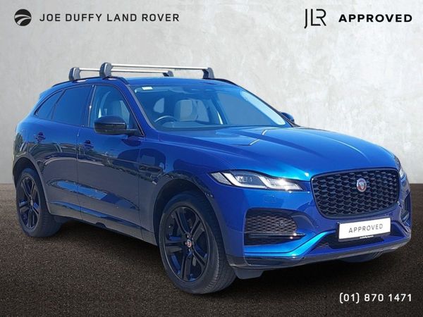 Jaguar F-Pace SUV, Petrol Plug-in Hybrid, 2022, Blue
