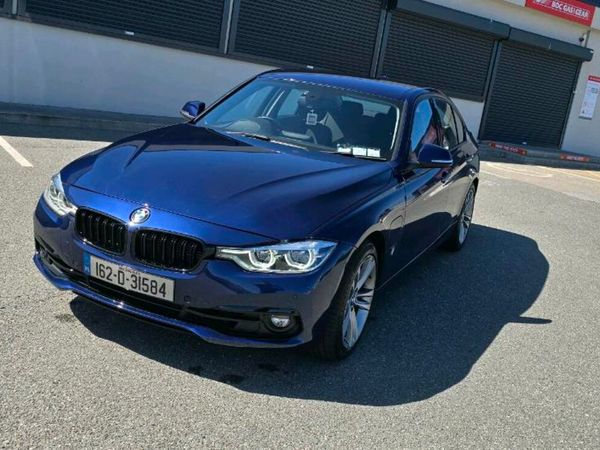 BMW 3-Series Saloon, Petrol Plug-in Hybrid, 2016, Blue