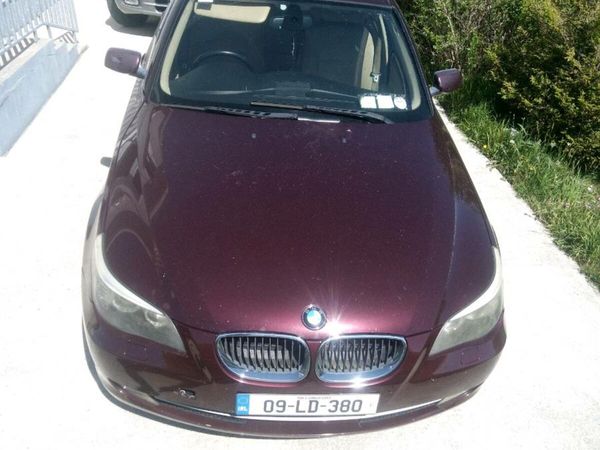 BMW 5-Series Saloon, Diesel, 2009, Red