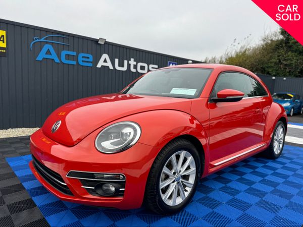 Volkswagen Beetle Hatchback, Petrol, 2019, Orange
