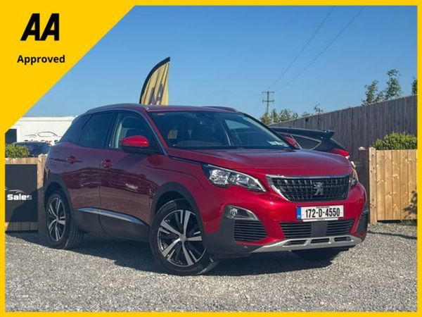 Peugeot 3008 MPV, Petrol, 2017, Red