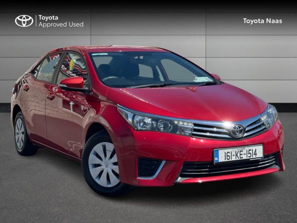 Toyota Corolla Saloon, Petrol, 2016, Red
