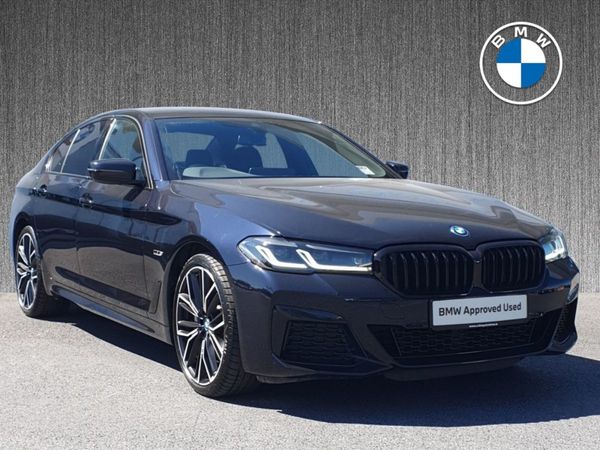 BMW 5-Series Saloon, Petrol Plug-in Hybrid, 2023, Black