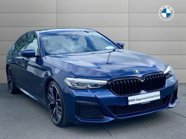 BMW 5-Series Saloon, Diesel, 2021, Blue