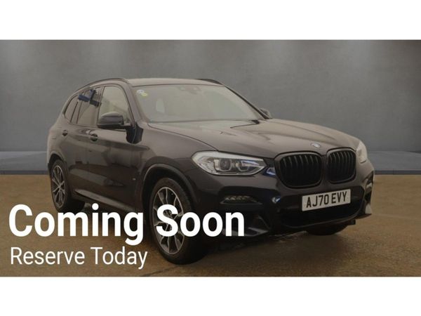 BMW X3 SUV, Petrol Plug-in Hybrid, 2021, Black