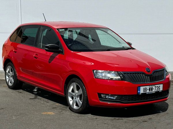 Skoda Rapid Saloon, Petrol, 2018, Red