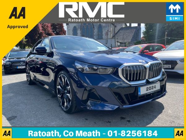 BMW 5-Series Saloon, Hybrid, 2024, Blue