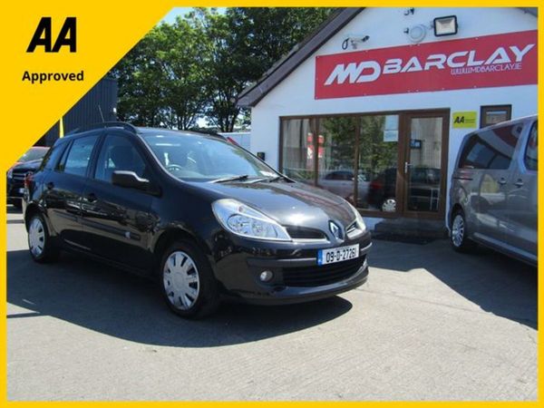 Renault Clio Estate, Petrol, 2009, Black