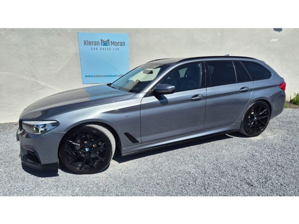 BMW 5-Series Estate, Diesel, 2019, Blue
