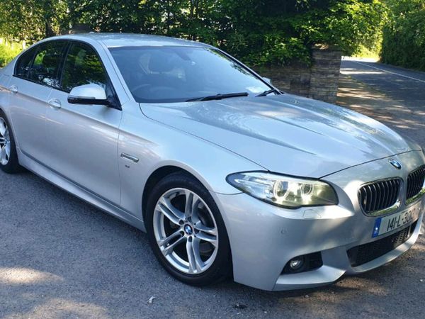 BMW 5-Series Saloon, Diesel, 2014, Silver
