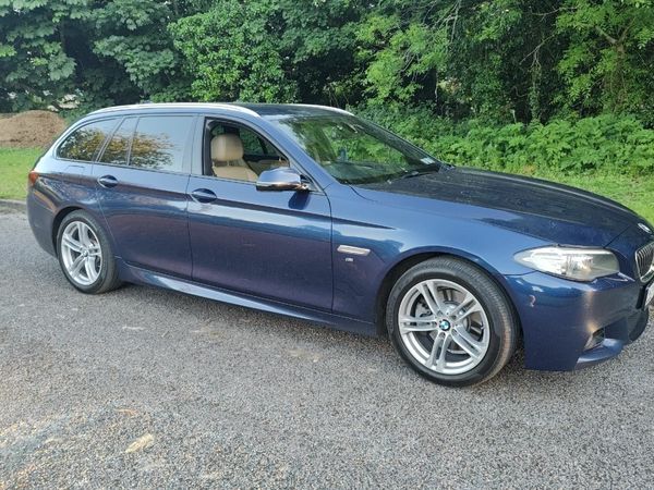 BMW 5-Series Estate, Diesel, 2016, Blue