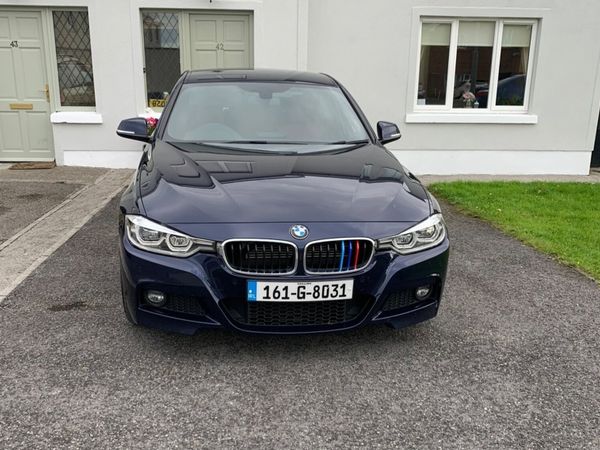 BMW 3-Series Saloon, Petrol Plug-in Hybrid, 2016, Blue