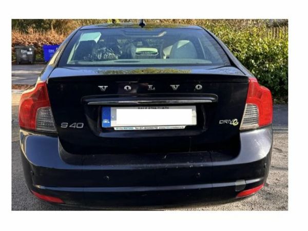 Volvo S40 Saloon, Ethanol Petrol, 2008, Black
